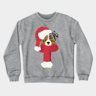 Australian Shepherd Christmas Dog Crewneck Sweatshirt